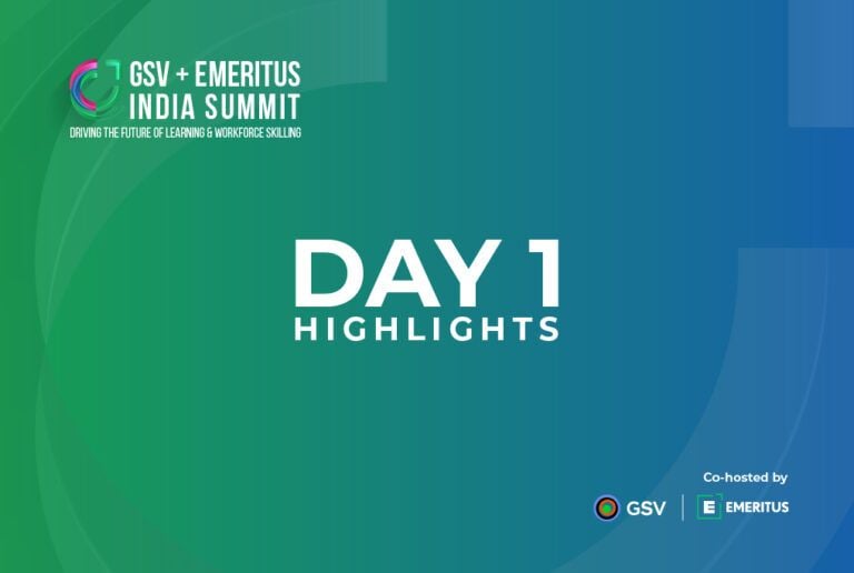 Top 7 Things We Learnt on Day 1 of the GSV Emeritus India Summit | Career |Emeritus India