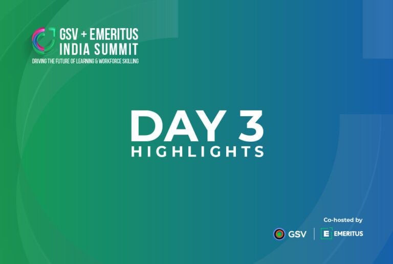 Eyes on the Future: Top 6 Trends Spotted at the GSV Emeritus India Summit Day 3 | Upskilling | Emeritus India