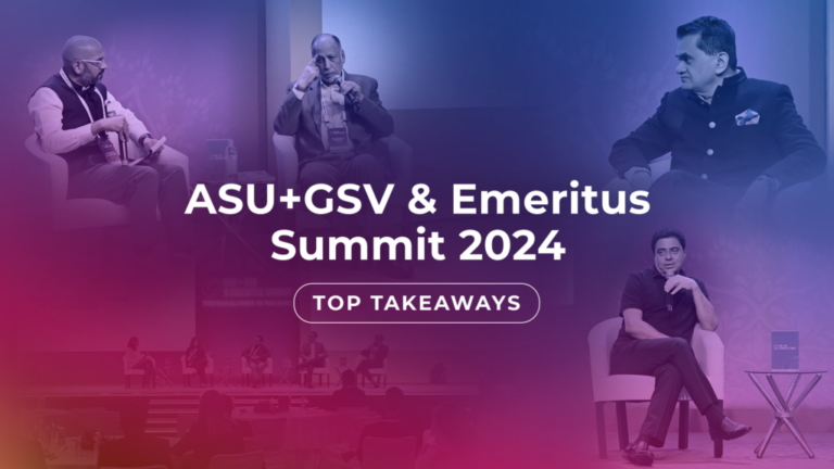 ASU+GSV and Emeritus Summit 2024: Top Takeaways for Edupreneurs and Learners | Career |Emeritus India