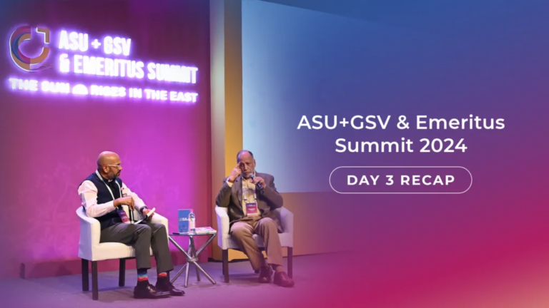 Indian Education is Going Global: Top Takeaways From Day 3 of the ASU+GSV and Emeritus Summit | online learning | Emeritus