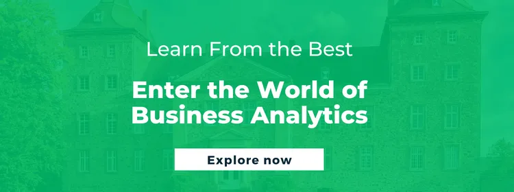 Business analytics banner