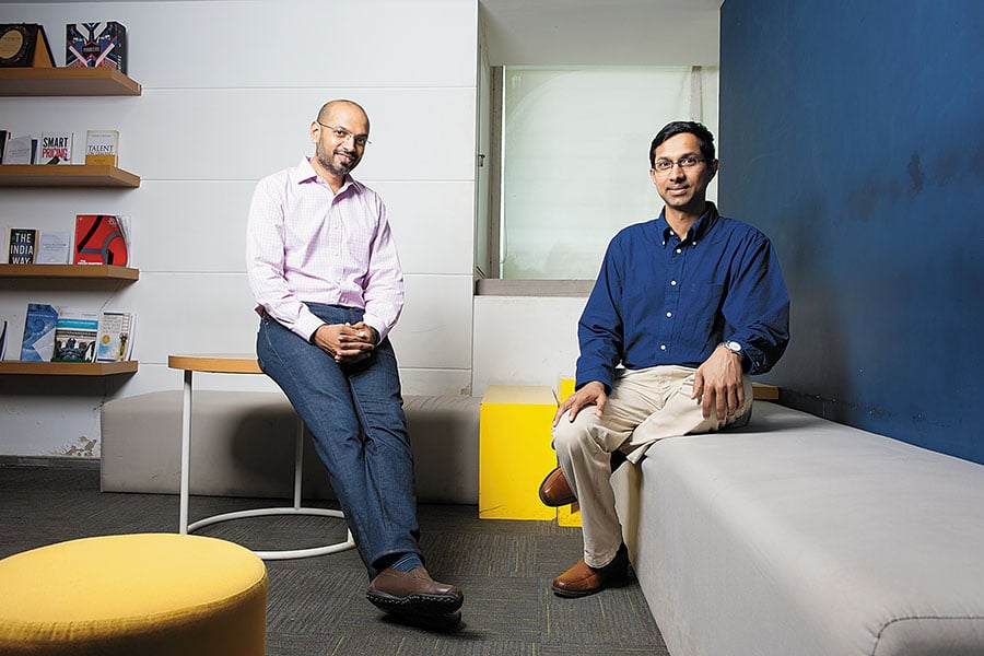 Chaitanya Kalipatnapu and Ashwin Damera), Co-founders of Eruditus Executive Education