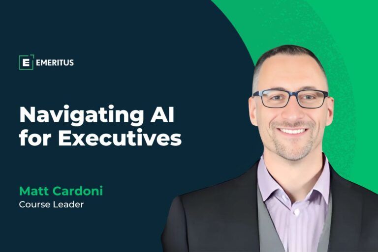 Navigating AI for Executives: A Strategic Guide To Lead in the Age of AI | Online Leadership Course
